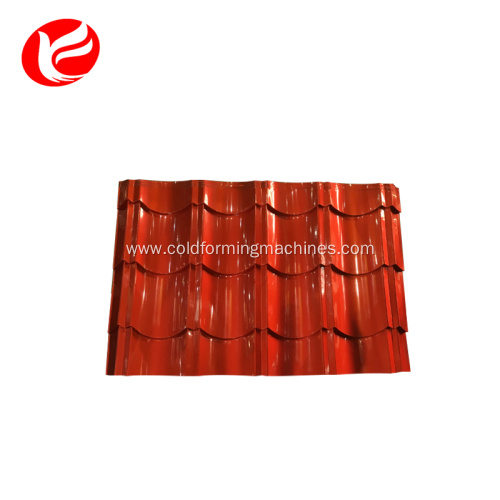 Galvanized metal glazed tile roofing panel sheets machine